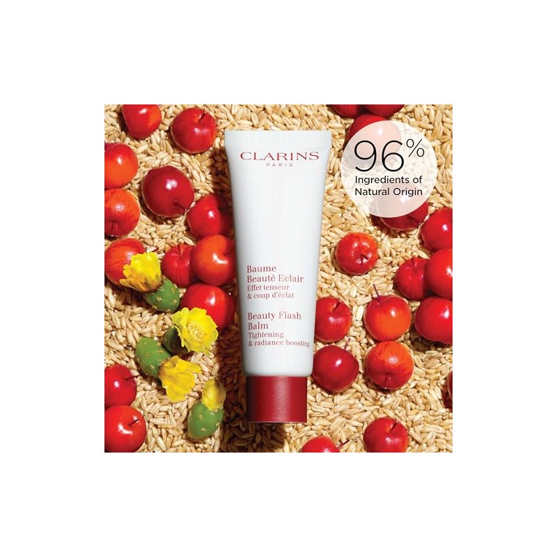Clarins Beauty Flash Balm 3-In-1 Hydrating 10-Minute Face Mask, Make-Up
