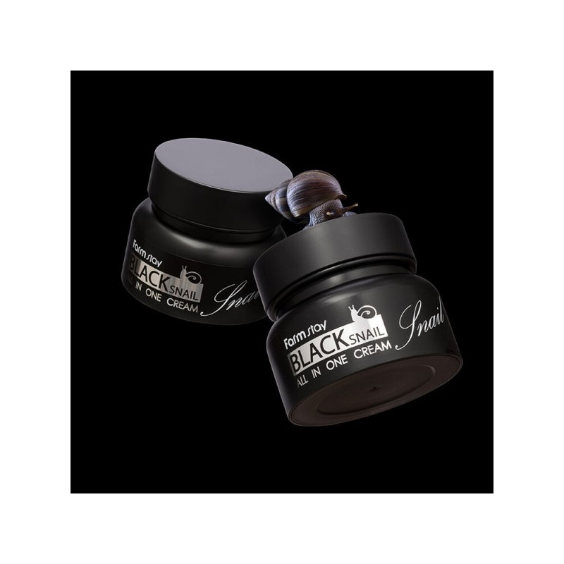 Farmstay Black Snail All-in-One Cream 100ml / 팜스테이 블랙 스네일