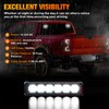 Nilight 12LED Emergency Strobe Traffic Advisor Light Bar 2 in