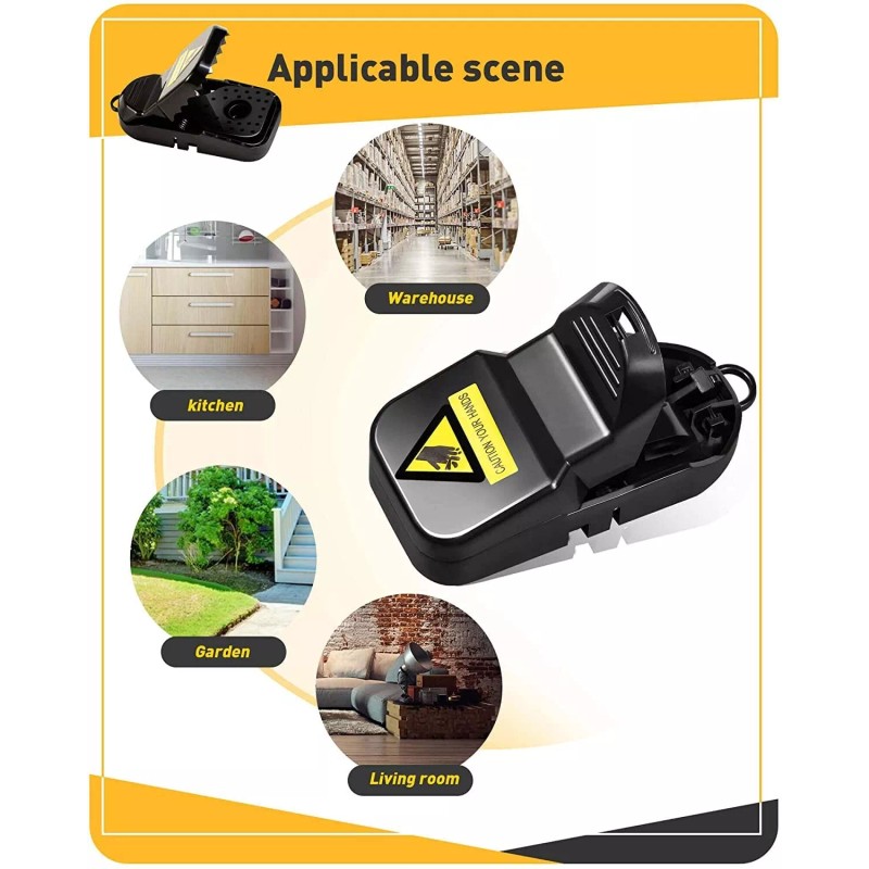 Unbranded LARGE Mouse Traps Rat Mice Rodent Killer Snap Trap