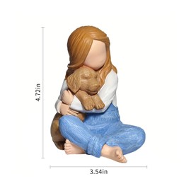 GHHQIANG Whether Given as a Sympathy Gift or as a Way to Honor a pet's Memory, These Love My Dog Figurines are Sure to be Treasured by Any Dog Lover who is Grieving The Loss of Their Furry Companion.