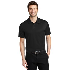 Port Authority Silk Touch Performance Polo. K540, Black, L