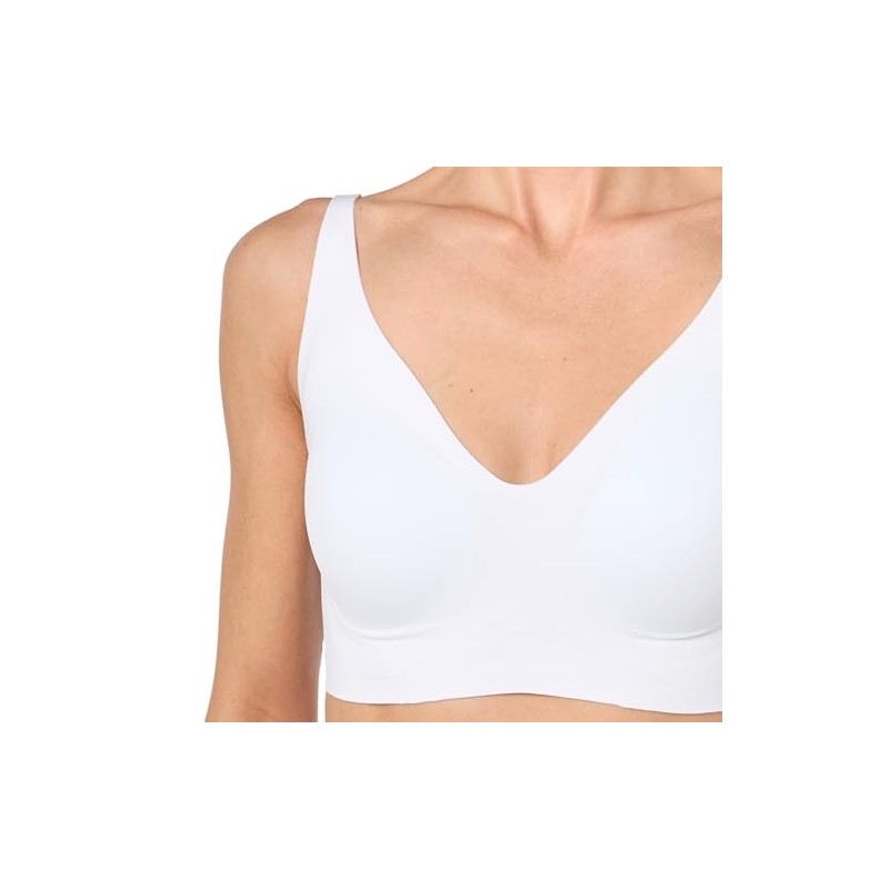 Rhonda Shear Women's Gel Bra with Back Closure, White