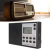 Digital Radio Bluetooth MP3 Player Rechargeable Supports Memory Card DSP