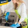 Mario10 4.52in/11,5 cm.Rubber Sink Plunger Toilet Unblocker Heavy Duty Bathroom