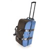 Crescent Moon Rolling Spa Weekender (Blue/Chocolate)