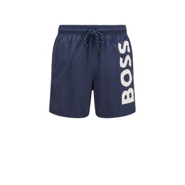BOSS, Men's Octopus Swim Shorts, Navy 413