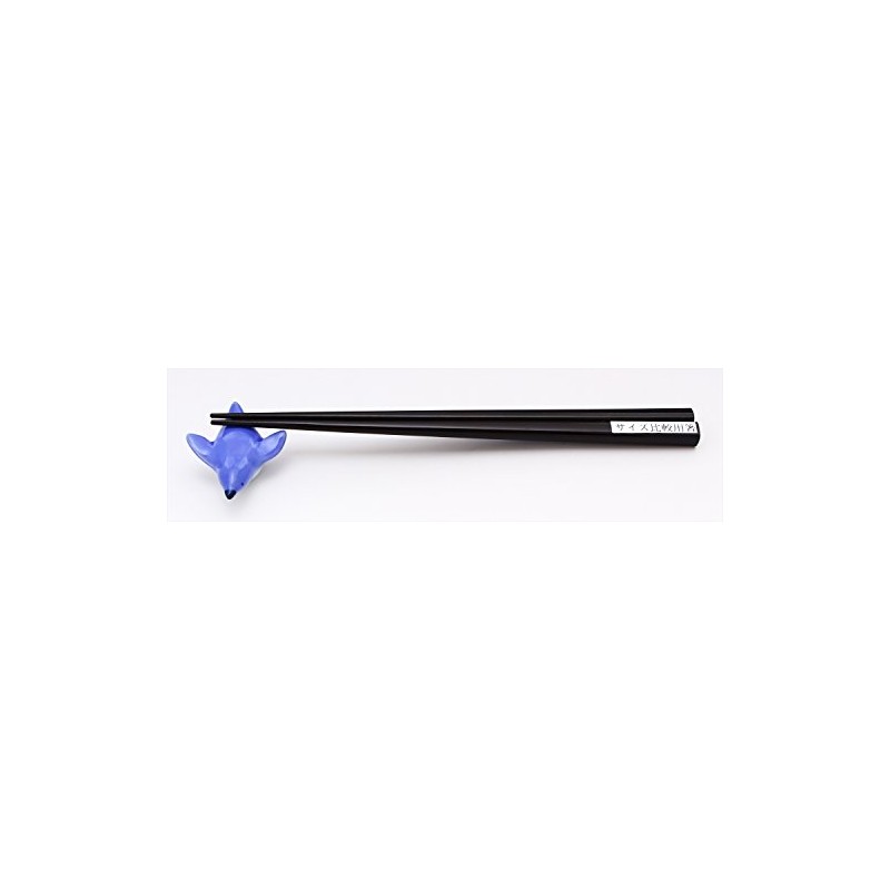 Arita Ware Katagawa Miso Penguin Chopsticks Rest, Blue