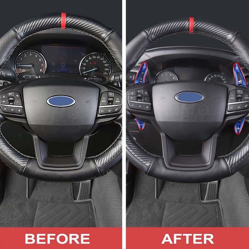 JHO Car Steering Wheel Shifter Extension Paddle for Ford Explorer
