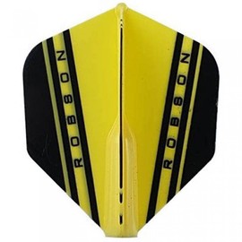 Robson Plus Dart Flight V Flights - Tribe Flight Various Flight Shapes and Colours (V Standard Yellow)
