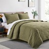 Love's cabin Twin Quilt Bedding Set Green Bedspreads - Soft