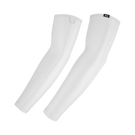 SLEEFS] Football Arm Sleeves - Breathable Compression Arm Sleeves - Adult Size - Polyester/Spandex Construction Keeps Arms Dry and Protected - Football/Soccer/Baseball/Running - 1 Pair - White