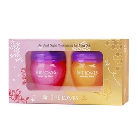 Day & Night Moisturizing Lip Mask, 2 Counts/set Jelly Lip Mask, Lip Moisturizer for Dry Lips, Overnight Lip Sleeping Mask, Deeply Hydrate & Comfort Lip Skin, Hydrating & Nourishing Lip Care Skincare Gifts - Color: Multicolor, Specification: one-size