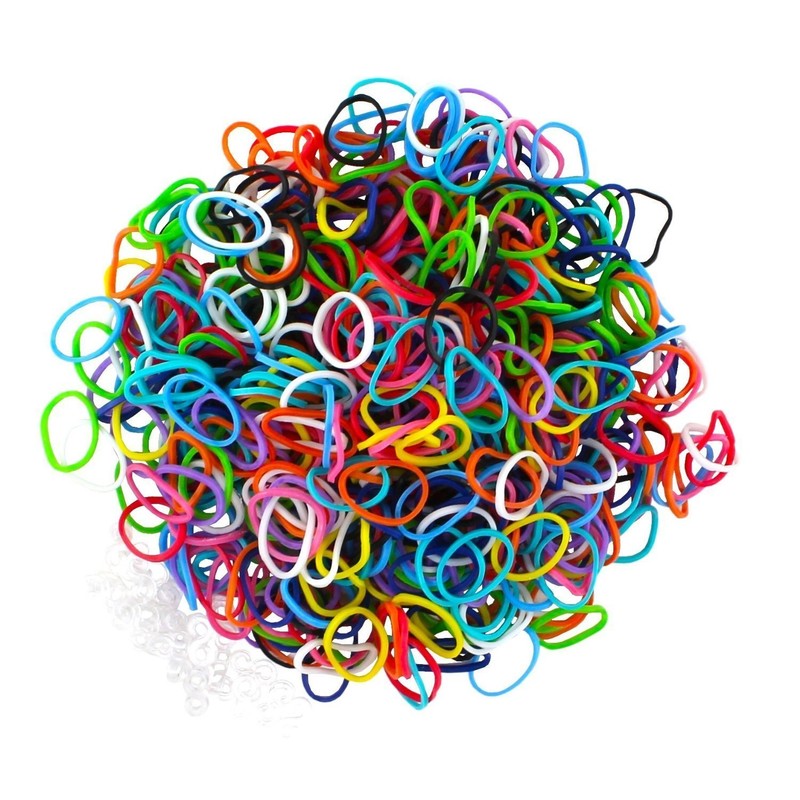 Loom Bandz - Rainbow Colours - Colourful Assortment 600 Count