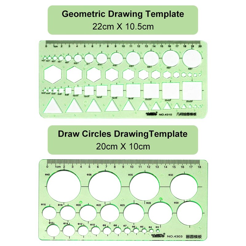 Drawing Stencil, Drawing Stencils, Drawing Ruler, Plastic Measuring Ruler, Stencils