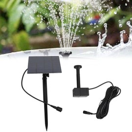 Kit de Bomba de Agua Solar, Bomba de Fuente de Agua Solar de Fácil Operación para Jardín, Patio Trasero, Piscina, Pecera