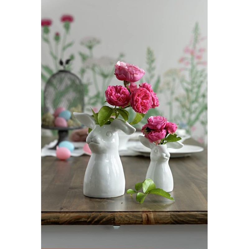 Hutschenreuther Rabbit Vase White Vase 11 cm