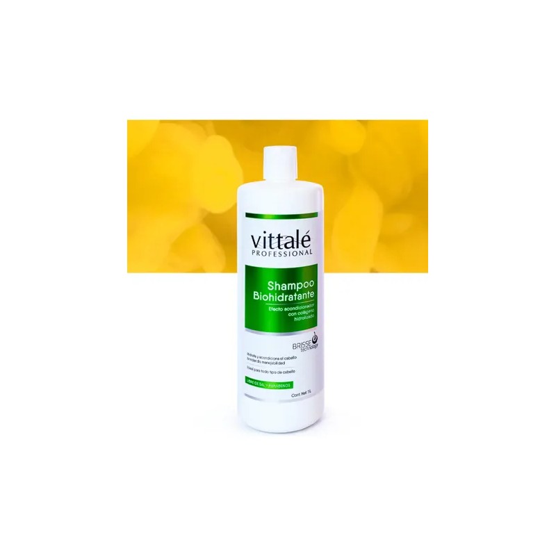 Vittale Shampoo Biohidratante Sin Sal y Sin Parabenos 1 Litro
