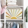 FDHSPAAM Boho Rainbow Sunshine Storage Bins Box with Handles, Abstract