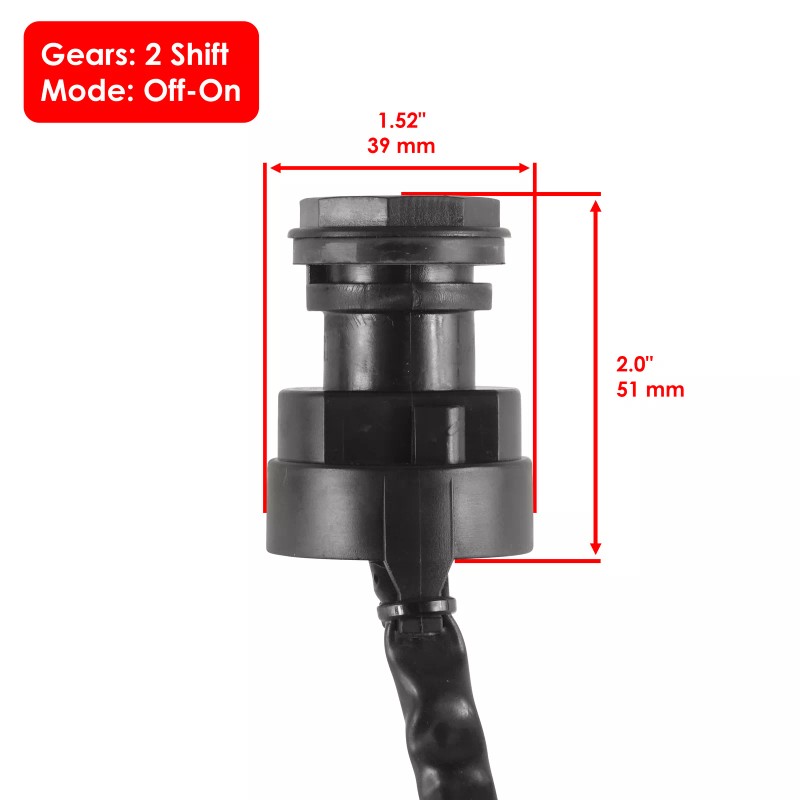 Caltric Ignition Key Switch for Polaris 300 2X4 4X4 6X6