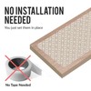 Set of 7 Stair Treads Ultra-Thin with Non Slip Rubber