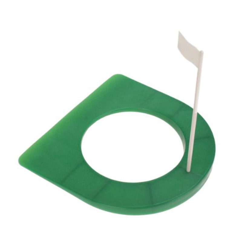 BESPORTBLE 3pcs Rubber Putting Cup 4 1/4 Hole Flag for