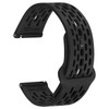 WOCCI 18mm Breathable Hollow Silicone Watch Band, Quick Release, Replacement