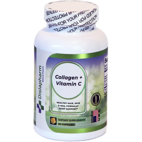 Dislafarm Hydrolyzed Collagen Supplements for Women, Vitamin C - Collagen