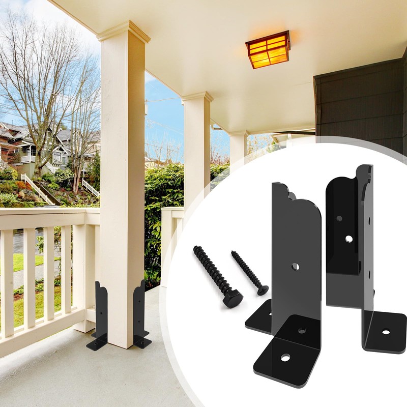Missippibase 8 PCS Adjustable Deck Support - Fit 2x2, 2x4,