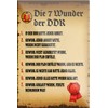 schilderkreis24 Funny Saying "7 Wunder DDR" Fridge Magnet Humour Gift