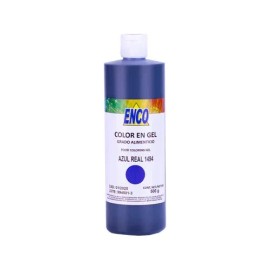 Colorante Gel Azul Real Enco 500g Merengue Fondan Repostería