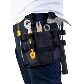 Tool Bag Waist with Belt Clip Electrician Tool Belt Belt Bag Multiple Pockets Tool Holster Canvas Tool Bag Storage Bag for Hand Tools