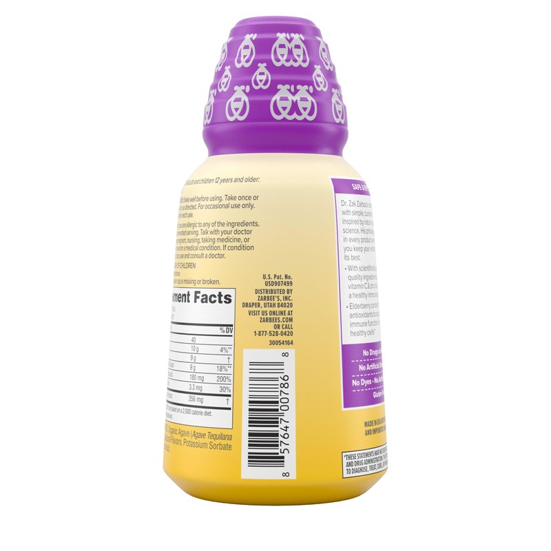 Zarbee''s Liquid Daily Immune Support, High Concentrate Liquid, with Real