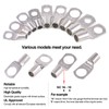 Glarks 65Pcs Assorted Heavy Duty Wire Lugs Battery Cable Tinned