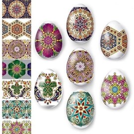 Pysanky Eggs - Egg Wraps - Easter Eggs - Heat Shrink Sleeve - Patterns Ukrainian