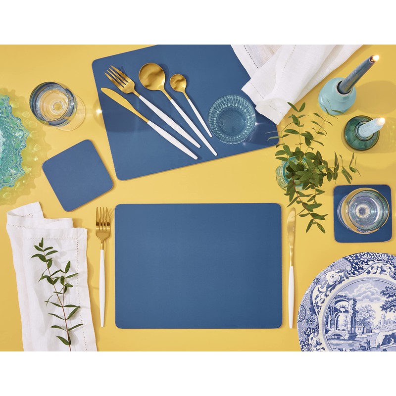 Portmeirion Home & Gifts Harbour Blue Coasters Set of 6,