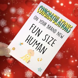 Funny New Baby Card, New Mum Card, New Dad Card, New Parents, Card for Couple, Congratulations, New Baby Card, Funny Greeting Card PC233