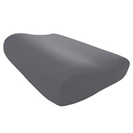 Edda Lux Cover Suitable for Tempur Original Sleeping Pillow S, M, L and XL, 50 x 31 cm, Shape-Retaining Jersey Cushion Cover for Neck Support Pillow, Made of 100% Cotton, Slate