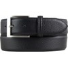 BELTINGER Men's Belt Made of Grained Leather with Quilted Seam,