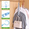 SLMT Magic Hangers 10 Pack Space Saving Closet Organizers College