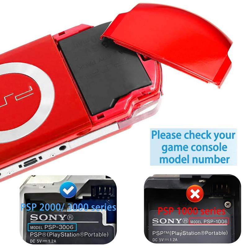 OSTENT プロテクター カバー バッテリーカバー 修理部品交換 Sony PSP2000/3000用