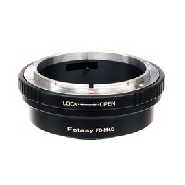 Fotasy FD Mount Lens to M4/3 Adapter, FD MFT Converter, Compatible with Panasonic G7 G9 GF8 GH5 GX7 GX8 GX9 GX85 GX80 GX850 G90 G91 G95 G100 Olympus E-M1 E-M5 E-M10 I II III E-PM2 E-PM1 Pen-F E-M1X