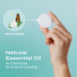 Body Restore Shower Steamers Aromatherapy 15 Pack - Christmas Stocking Stuffers for Men, Birthday Gifts for Women, White Elephant, Relaxation, Self Care - Eucalyptus