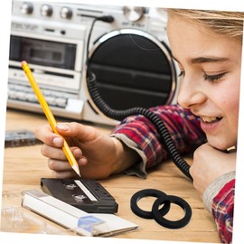 Operitacx Pcs Idler Pulley Belt Cassette Tape Belt Drive for Cd Player Soft Rubber Easy Fit for Recording Machines