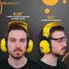 GROGGLE Combinación de protección ocular y oreja, gafas de seguridad