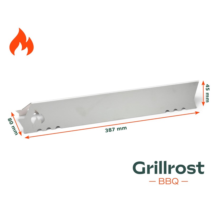 Grillrost.com Das Original Stainless Steel Aroma Rail for Rösle Burner