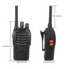 2pcs Walkie Talkie for Baofeng BF‑888H 400‑470MHz 16CH USB Charging