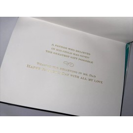 Papyrus Father’s Day Greeting Card - DAD Sewn in Fabric