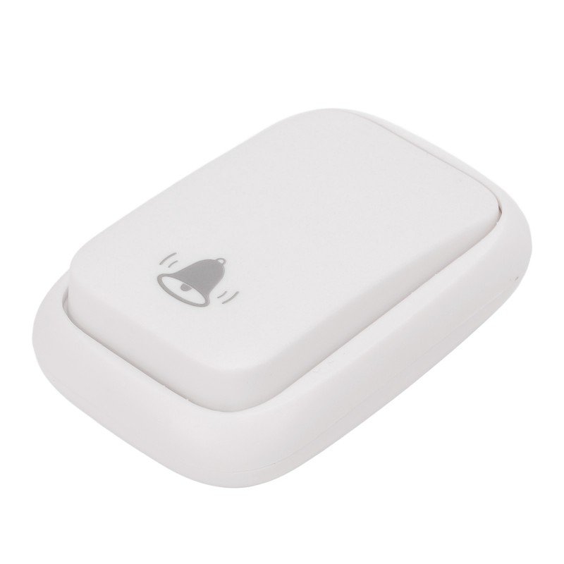 Self Generated Wireless Doorbell Set 38 Ringtones 4 Level Adjustable