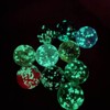 10Pcs Glass Marbles Glow in The Dark Multi-Color Luminous Marbles